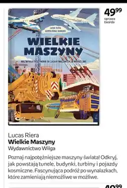 Empik Książka Lucas Riera Wielkie maszyny Wydawnictwo Wilga oferta
