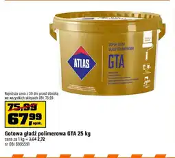 OBI Gotowa gładź polimerowa Gta Atlas oferta