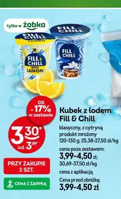 Żabka Kubek z lodem Fill & Chill z cytryną oferta