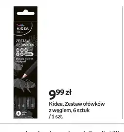 Empik Zestaw ołówków z węglem 6 sztuk Kidea oferta
