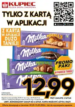 Kupiec Czekolada Milka MMMAX oferta