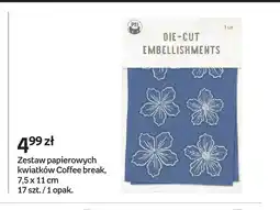 Empik Zestaw papierowych kwiatków Coffee break 7,5x11 cm P13 oferta