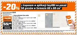 OBI Gres szkliwiony Giore white oferta