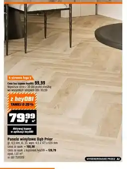 OBI Panele winylowe Dąb Prior oferta