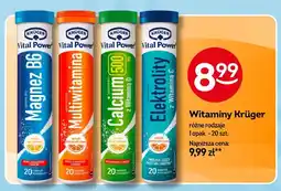 Żabka Witaminy Magnez B6 smak cytrynowy Krüger Vital Power oferta