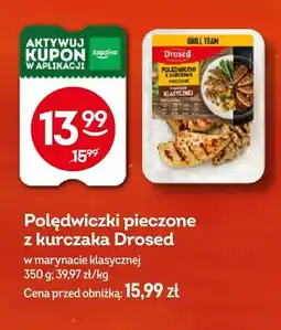 Żabka Polędwiczki pieczone z kurczaka Drosed w marynacie klasycznej oferta