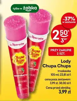 Żabka Lody Chupa Chups truskawka oferta