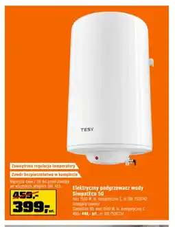 OBI Elektryczny podgrzewacz wody SimpatEco 50 Tesy oferta