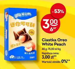 Żabka Ciastka Oreo White Peach oferta