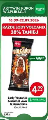 Żabka Lody Volcanix Caramel Lava & Crunchies oferta
