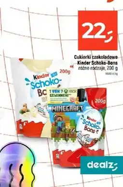 Dealz Cukierki czekoladowe Kinder Schoko-Bons White oferta