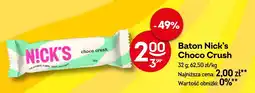 Żabka Baton Nick's Choco Crush oferta