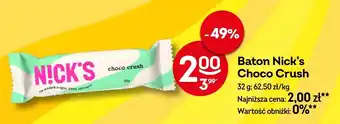 Żabka Baton Nick's Choco Crush oferta