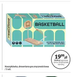 Empik Drewniana gra zręcznościowa koszykówka oferta