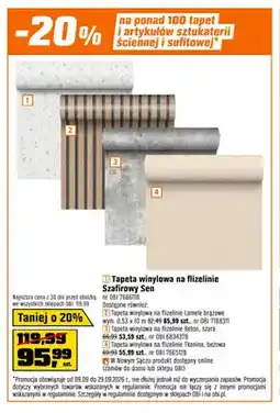 OBI Tapeta winylowa na flizelinie Szafirowy Sen oferta