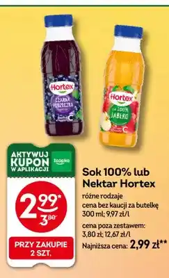 Żabka Sok Hortex jabłko 100% oferta