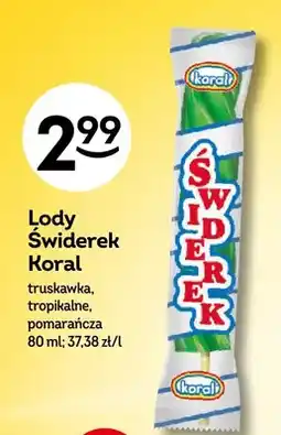 Żabka Lody Świderek truskawka oferta