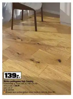 OBI Deska podłogowa Dąb Country trójwarstwowa oferta