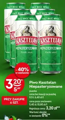 Żabka Piwo Kasztelan Niepasteryzowane oferta