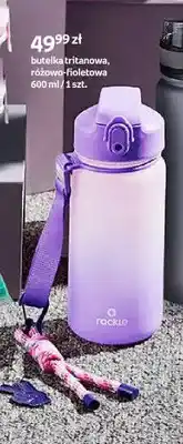 Empik Butelka tritanowa różowo-fioletowa 600 ml Rockle oferta