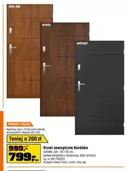 OBI Drzwi zewnętrzne Kordoba oferta