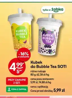 Żabka Kubek do Bubble Tea Soti oferta