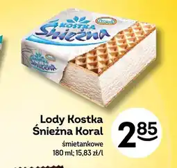 Żabka Lody Kostka Śnieżna śmietankowe oferta