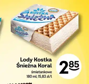 Żabka Lody Kostka Śnieżna śmietankowe oferta