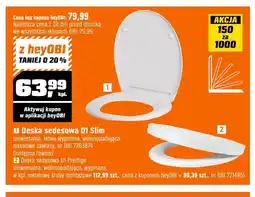OBI Deska sedesowa D1 Slim oferta