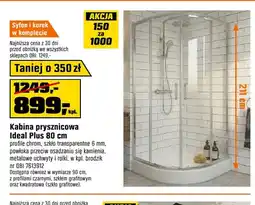 OBI Kabina prysznicowa Ideal Plus 80 cm oferta