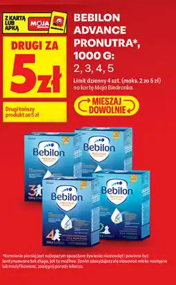 Biedronka Bebilon Advance Pronutra oferta