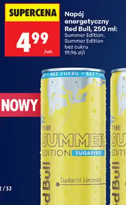 Biedronka Napój energetyczny Red Bull oferta
