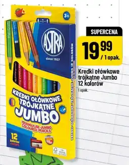 Polomarket Kredki ołówkowe trójkątne Jumbo 12 kolorów oferta