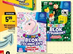 Polomarket Blok techniczny lub rysunkowy kolorowy oferta