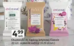 Auchan Chusteczki do higieny intymnej Cleanic oferta