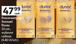 Auchan Prezerwatywy Sensual Durex oferta