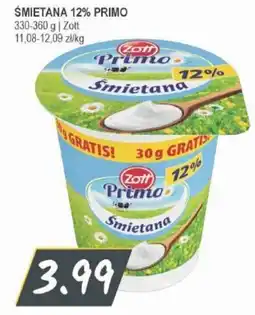 Słoneczko Smietana 12% Primo oferta