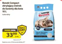 Kakadu Benek Compact zbrylający żwirek do kuvety dla kota naturalny oferta
