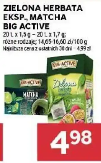 Zielona herbata Matcha Big Active