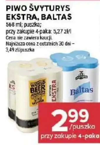Stokrotka Market Piwo Švyturys Ekstra, Baltas oferta