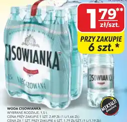 Top Market Woda Cisowianka oferta