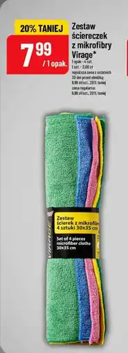 Polomarket Zestaw ściereczek z mikrofibry Virage oferta