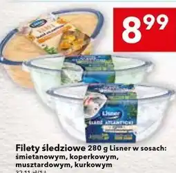 Lewiatan Filety śledziowe 280 g Lisner w sosach oferta