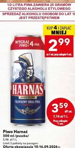 Lewiatan Piwo Harnaś Jasne Pełne oferta
