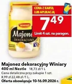 Lewiatan Majonez dekoracyjny Winiary oferta