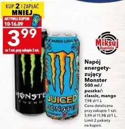 Lewiatan Napój energetyzujący Monster oferta