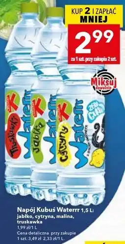 Lewiatan Napój Kubuś Waterrr oferta