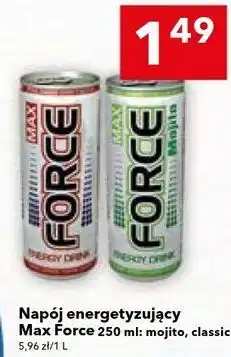 Lewiatan Napój energetyzujący Max Force oferta