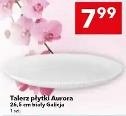 Lewiatan Talerz płytki Aurora 26,5 cm biały Galicja oferta