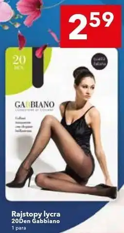 Lewiatan Rajstopy lycra 20Den Gabbiano oferta